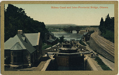 Rideau Canal and Inter-Provincial Bridge, Ottawa