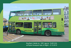 Southern Vectis 1051 - Ryde - 31.5.2013