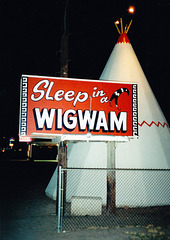 Sleep in a Wigwam