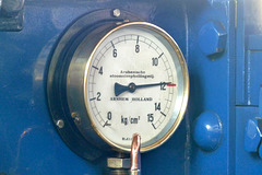 Dordt in Stoom 2012 – Pressure gauge of the Arnhemsche stoomscheepshellingmaatschappij