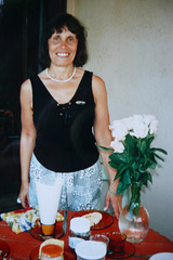 Meine Frau - Elke - Geburtstag am 22. Juli 1996  in Argeles sur Mer