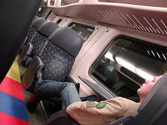 Dutch train interiors: first-class, regional trains