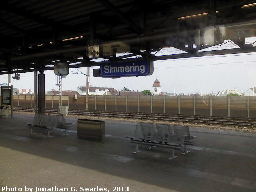 Bahnhof Simmering, Picture 2, Simmering, Wien (Vienna), Austria, 2013