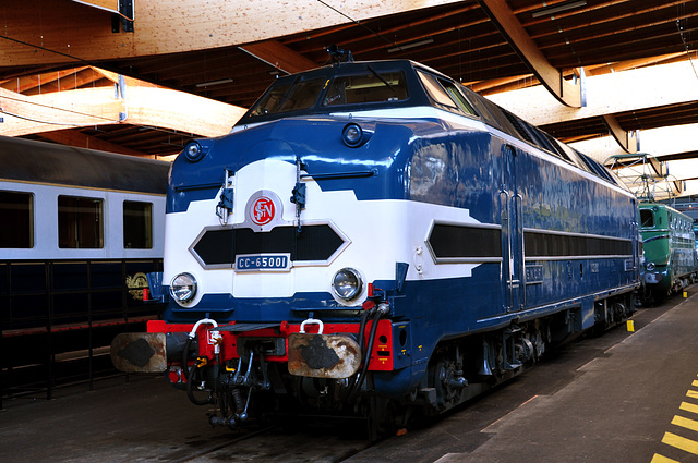 Holiday 2009 – SNCF CC65001 engine