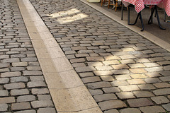 Pavés (Rue des Marronniers) (Quartier de la Presqu'Ile à Lyon) (France, Europe)