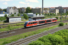 Leipzig 2013 – Regional train speeding to Leipzig HBF