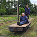 Stoom- en dieseldagen 2012 – Electric platform train can be used for everything