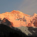 Coucher de soleil sur la Jungfrau