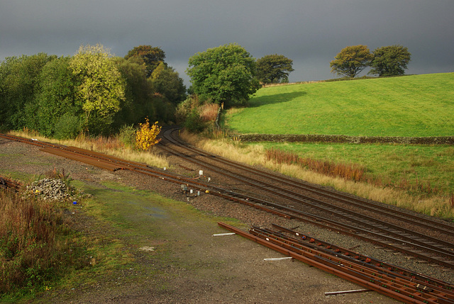 Railway junction near Chapel Milton