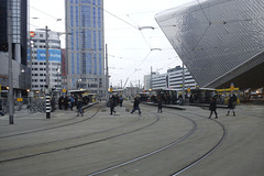 Rotterdam Central Station tram platforms