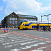 Train passing through Leiden
