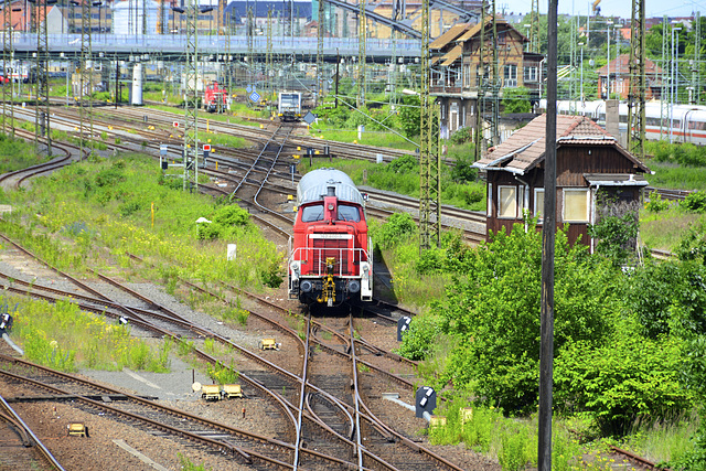 Leipzig 2013 – Engine 362 600-9 shunting some carriages