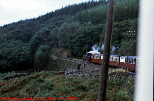 Ffestiniog Railway, Picture 8, Edited Version, Gwynedd, Wales (UK), 2012