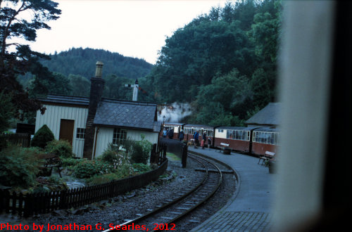 Ffestiniog Railway, Picture 9, Edited Version, Tan-y-Bwlch, Gwynedd, Wales (UK), 2012
