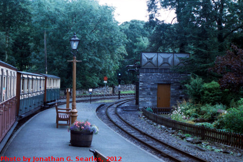 Ffestiniog Railway, Picture 11, Edited Version, Tan-y-Bwlch, Gwynedd, Wales (UK), 2012