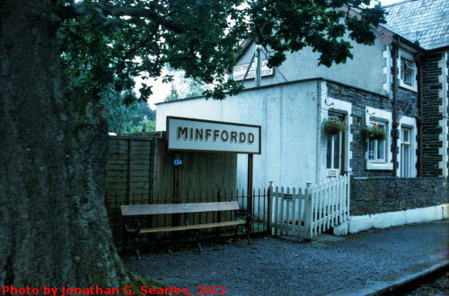 Ffestiniog Railway, Picture 18, Edited Version, Minffordd, Gwynedd, Wales (UK), 2012