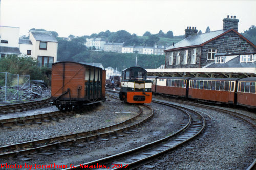 Porthmadog Station, Edited Version, Porthmadog, Gwynedd, Wales (UK), 2012