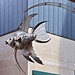 Flying Fish Sculpture – Green Street Garage, Ithaca, New York
