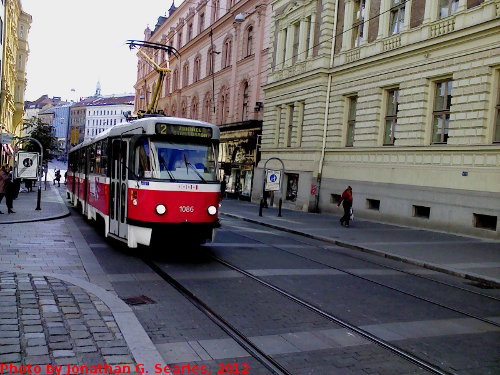 Brno Tram #1086, Brno, Moravia (CZ), 2012