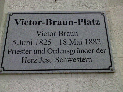 Victor-Braun-Platz Sign, Wien (Vienna), Austria, 2013