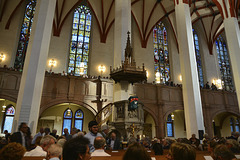 Leipzig 2013 – Thomaskirche at the final concert of the Bach Festival