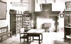 Old postcards of Museum Plantin Moretus – Corrector's Room