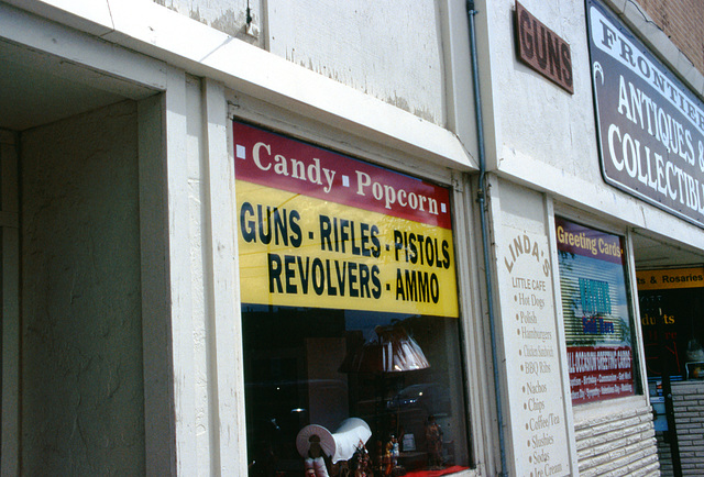 Candy Popcorn Guns Rifles Pistols Revolvers Ammo