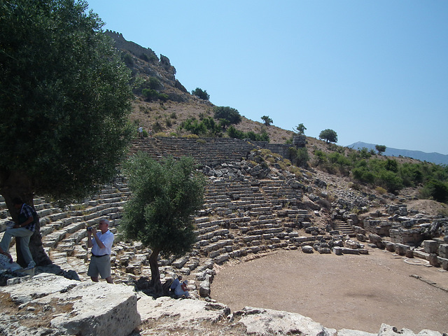 Ancient Kaunos amphitheatre near Dalyan