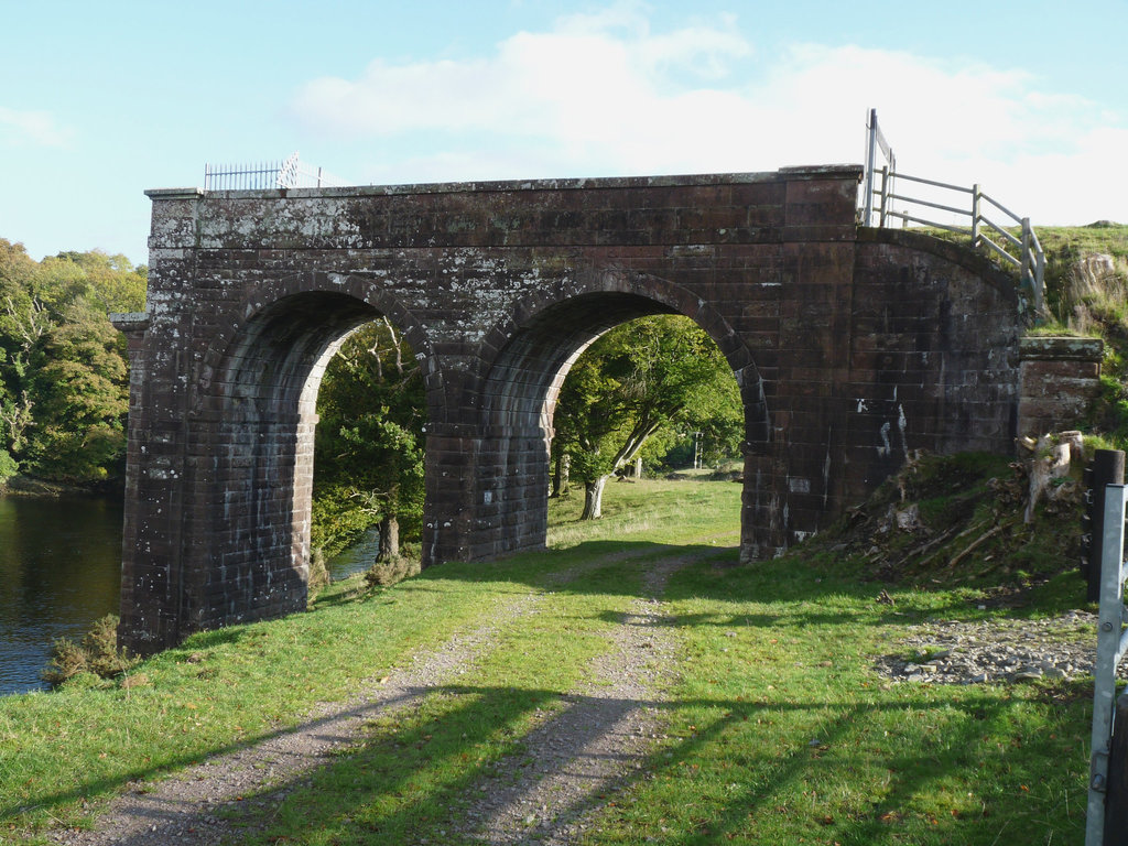 Tongland- Remains of the Old Railway Viaduct