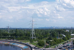Blick auf Kiew von Wyschhorod