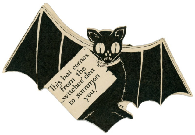 This Bat Comes from the Witches' Den to Summon You!