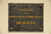 Grave monument of Constantyn and Christiaan Huygens in the Grote Kerk (Big Church) in The Hague