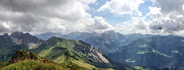 Panoramablick vom Zafernhorn