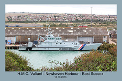 HMC Valiant - Newhaven - 10.10.2013