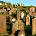 Kirkcudbright Cemetery as the Sun Goes Down