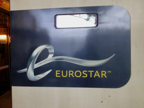 Eurostar Logo, Bruxelles-Midi, Brussels, Belgium, 2012