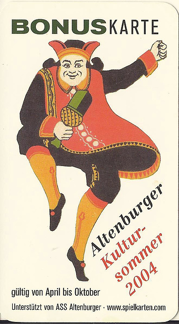 Bonhava karto el Altenburgo (Bonuskarte aus Altenburg)