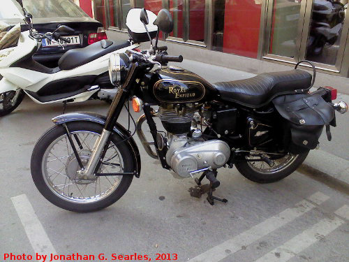 Royal Enfield Motorbike, Wien (Vienna), Austria, 2013