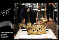 The mechanical galleon c1585 - The British Museum - London - 11.4.2013