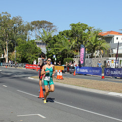 Emma Moffatt, winner of the Noosa Triathlon