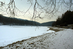 Brno Reservoir in Winter 1