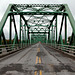 Iron bridge in Yamaska, Quebec (Canada)