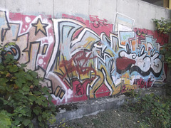 Graffitis étoilés / Starry tag.