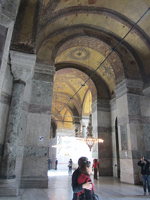 The Gallery of Hagia Sophia Museum. The scale of these places is hard to grasp.