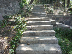 Escalera jardín Japonés de Santiago