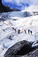 Tentative steps on Fox glacier