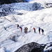 Tentative steps on Fox glacier