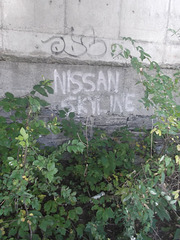 Nissan Skyline Tag / Graffiti Nissanien.