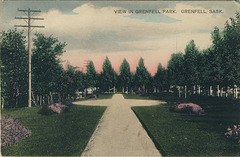 View in Grenfell Park. Grenfell, Sask.