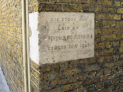 Foundation Stone on RSS building